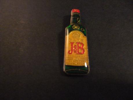 J&B (Justerini & Brooks)Rare Blend Whiskey gemaakt van een blend van 42 single malt en Schotse graanwhisky
